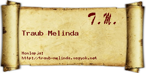 Traub Melinda névjegykártya